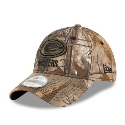 Men's Green Bay Packers New Era Realtree Camo 9TWENTY Adjustable Hat 2411770